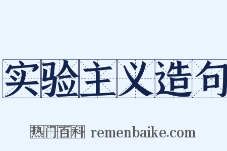 实验主义造句是什么意思的图片